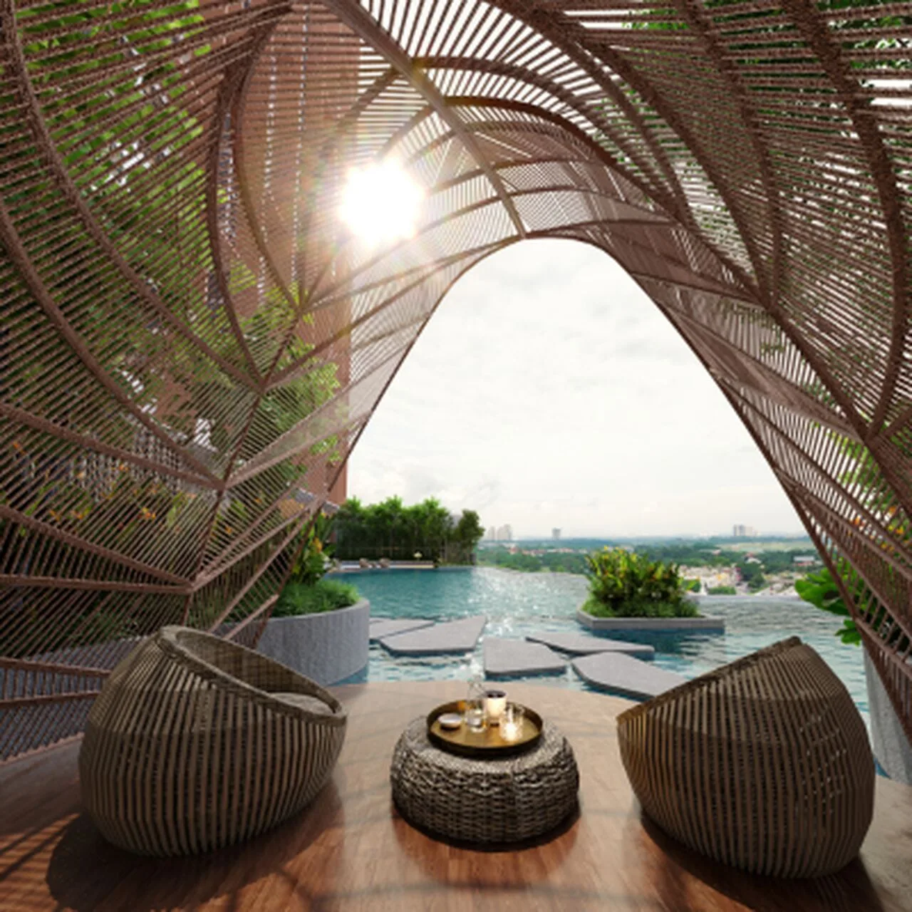 Exsim Johor_The Asteriaz @ Kebun Teh Johor _Facilities_Pool View